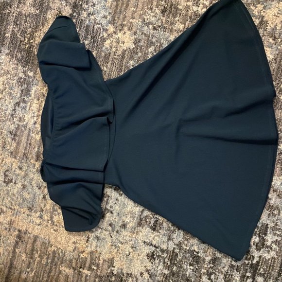 Charlotte Russe Emerald Strapless Ruffle Dress - Picture 2 of 2